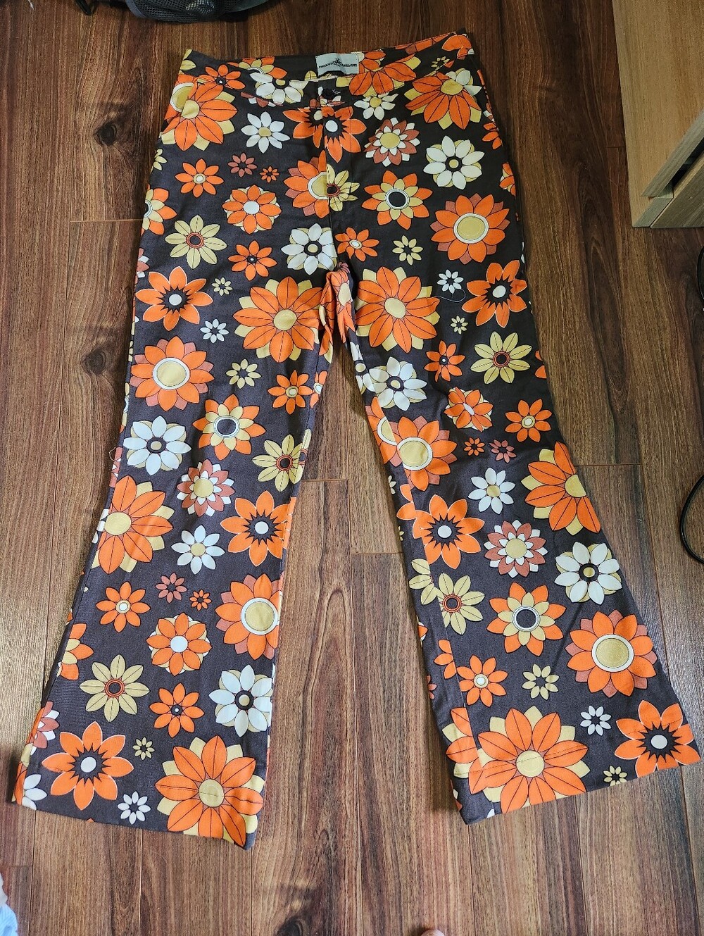 Mad Cap Vintage Inspired 70s Floral Pants